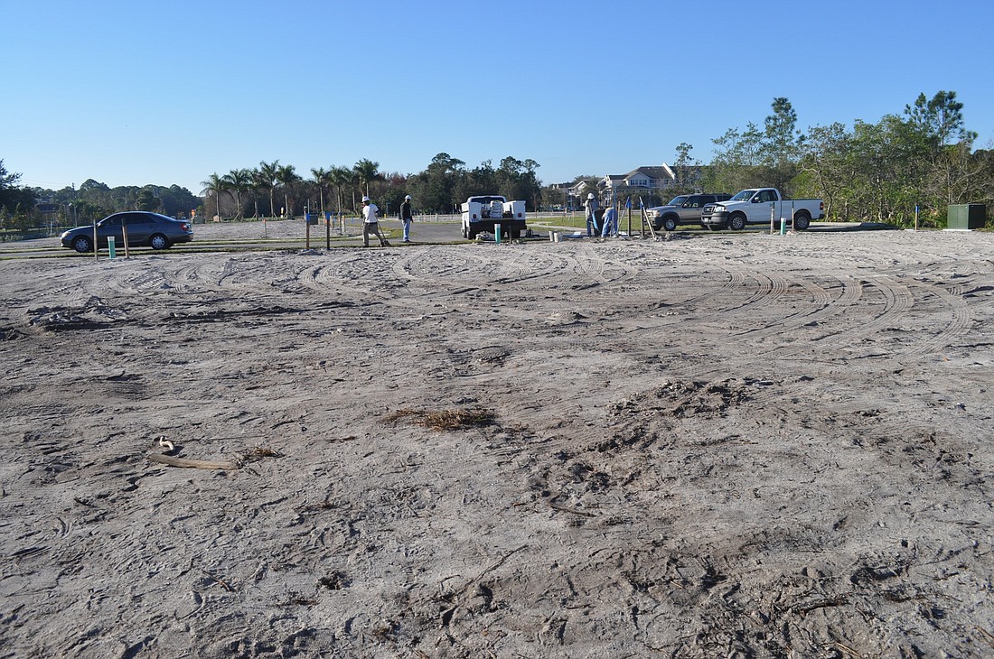 Josh Siegel Crews complete site work Feb. 10 on nine acres at 59th Street and Honore Avenue, in Sarasota County.