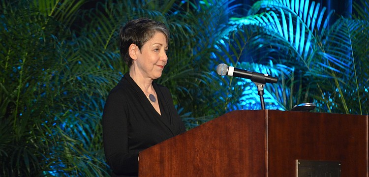 Ina Jaffe was the keynote speaker at this year's International Conference on Positive Aging