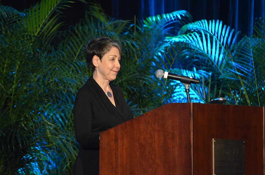 Ina Jaffe was the keynote speaker at this year's International Conference on Positive Aging
