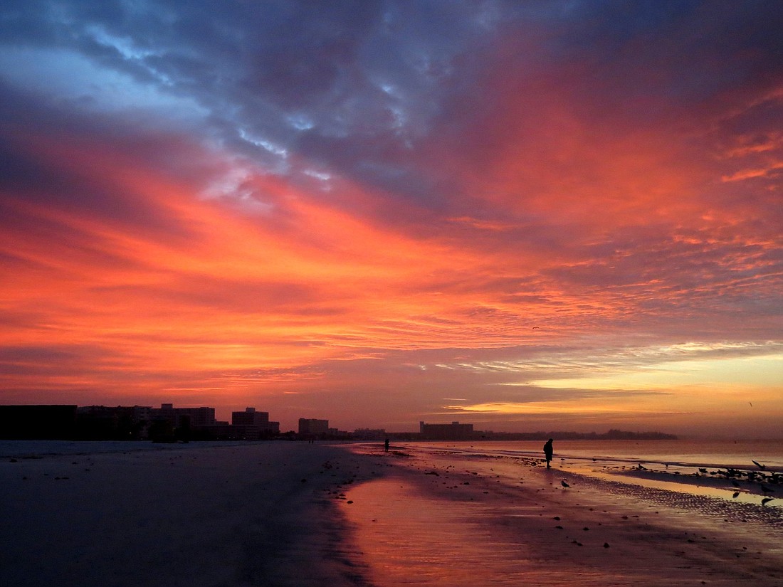 Samantha Bisceglia submitted this sunrise photo, taken on Siesta Key.