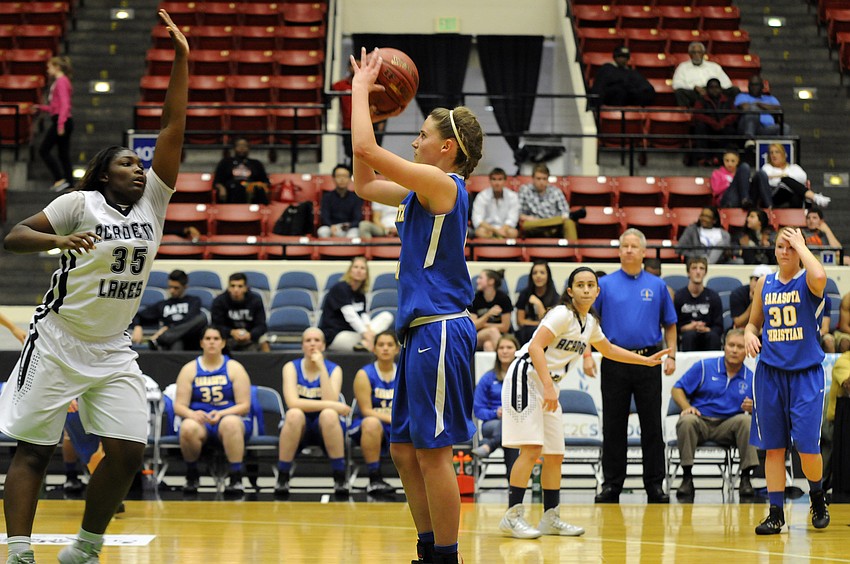 Sarasota Christianâ€™s Cheyenne Miller, who was averaging 5.6 points per game, scored a season-high 17 points.