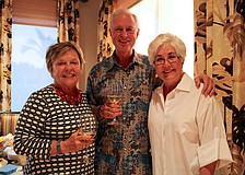 Donna and Lew Patterson with Jackie Russell