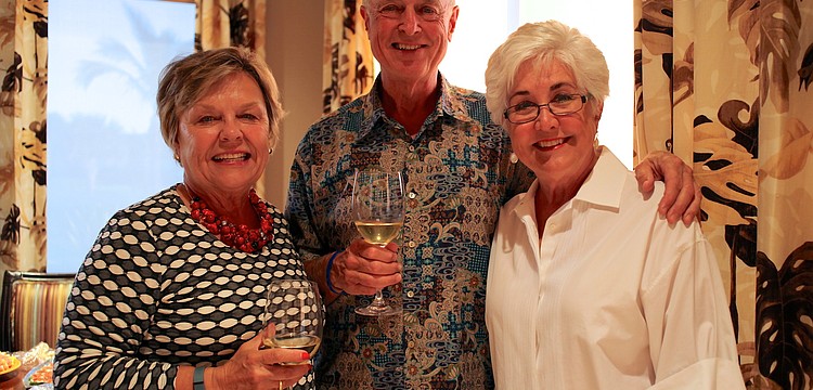 Donna and Lew Patterson with Jackie Russell