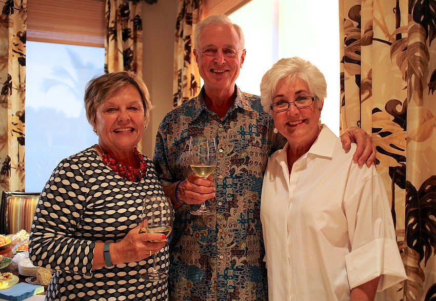 Donna and Lew Patterson with Jackie Russell