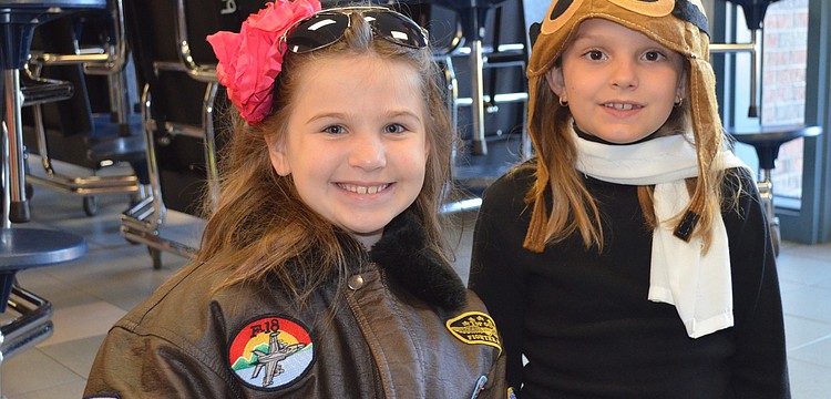 Carianne Gonzalez and Morgan Sims were Amelia Earhart