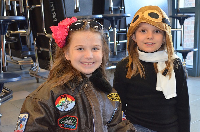 Carianne Gonzalez and Morgan Sims were Amelia Earhart