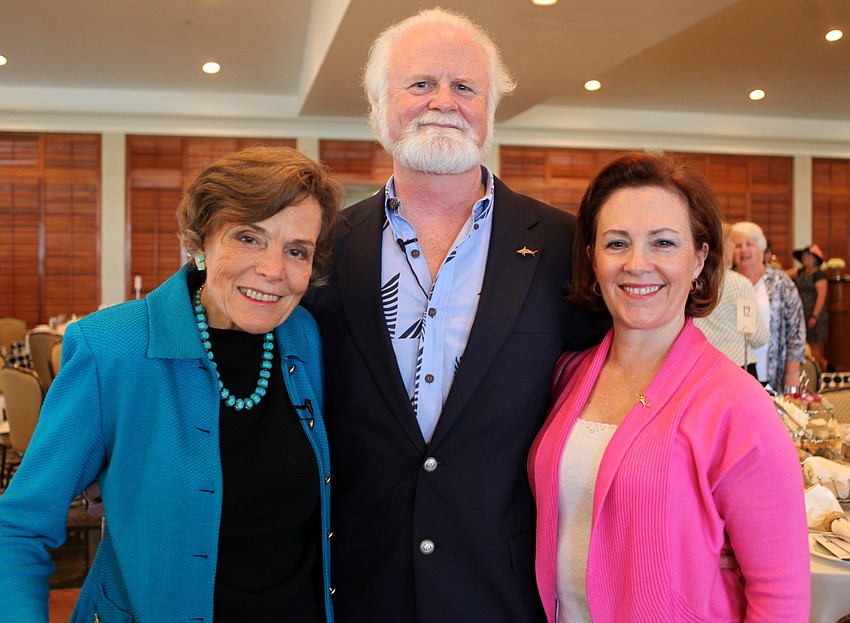 Dr. Sylvia Earle with Dr. Michael and Sharon Crosby