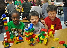 Isaiah Carpenter with Christian and Nicholas Gesualdi