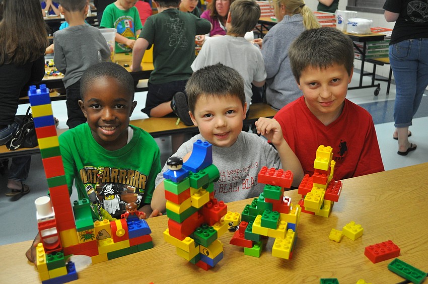 Isaiah Carpenter with Christian and Nicholas Gesualdi