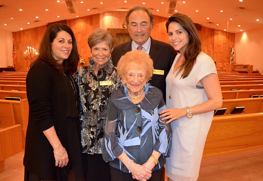 Karen Bokor, Judy Vigder, Florence Katz, Robert Vigder and Cheryl Brause