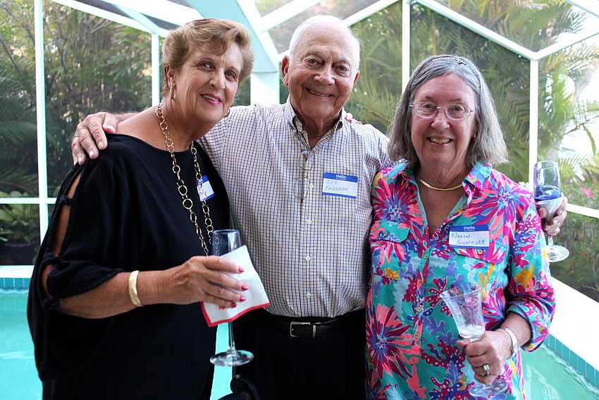 Ann and Sid Friedman with Nancy Guernsey