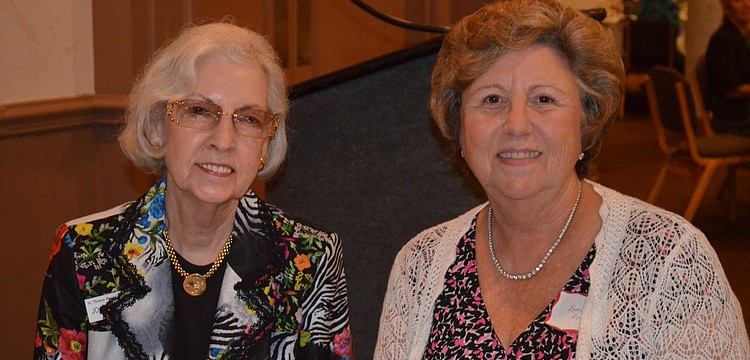 Joan Suddarth and Donna Rose