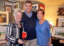 Sherry and Peter Tracy with Mary Marthaler