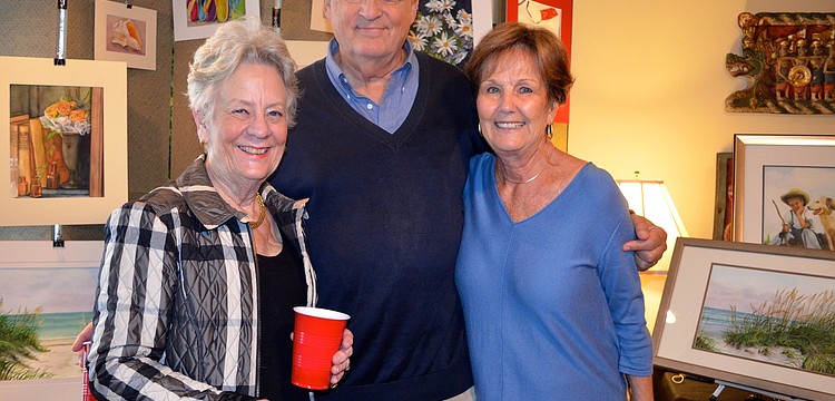 Sherry and Peter Tracy with Mary Marthaler