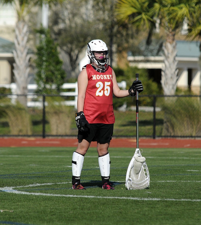 Sophomore Leland McCullagh plays goalkeeper for Cardinal Mooney.