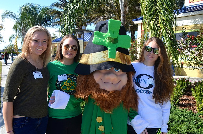 Amy Cutmore, 16, Lauren Redington, 15, Oliver Tannheiser, 17, and Kaitlyn Eckart, 16.