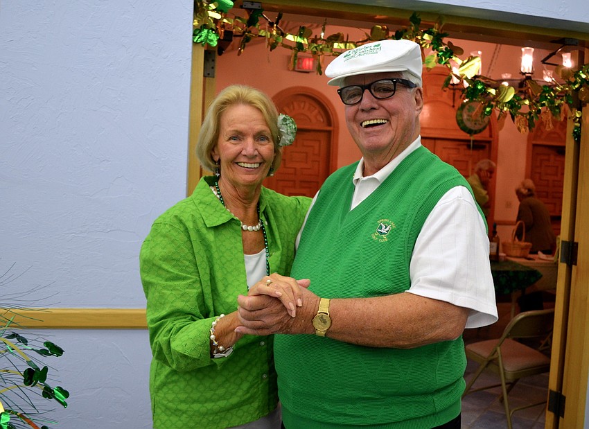 Jan and Ed Davin dance to one of the nightâ€™s slow songs.