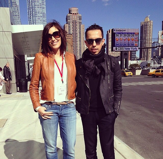 Ashley Guttridge and Eduardo Anaya at Coterie Market in New York City.