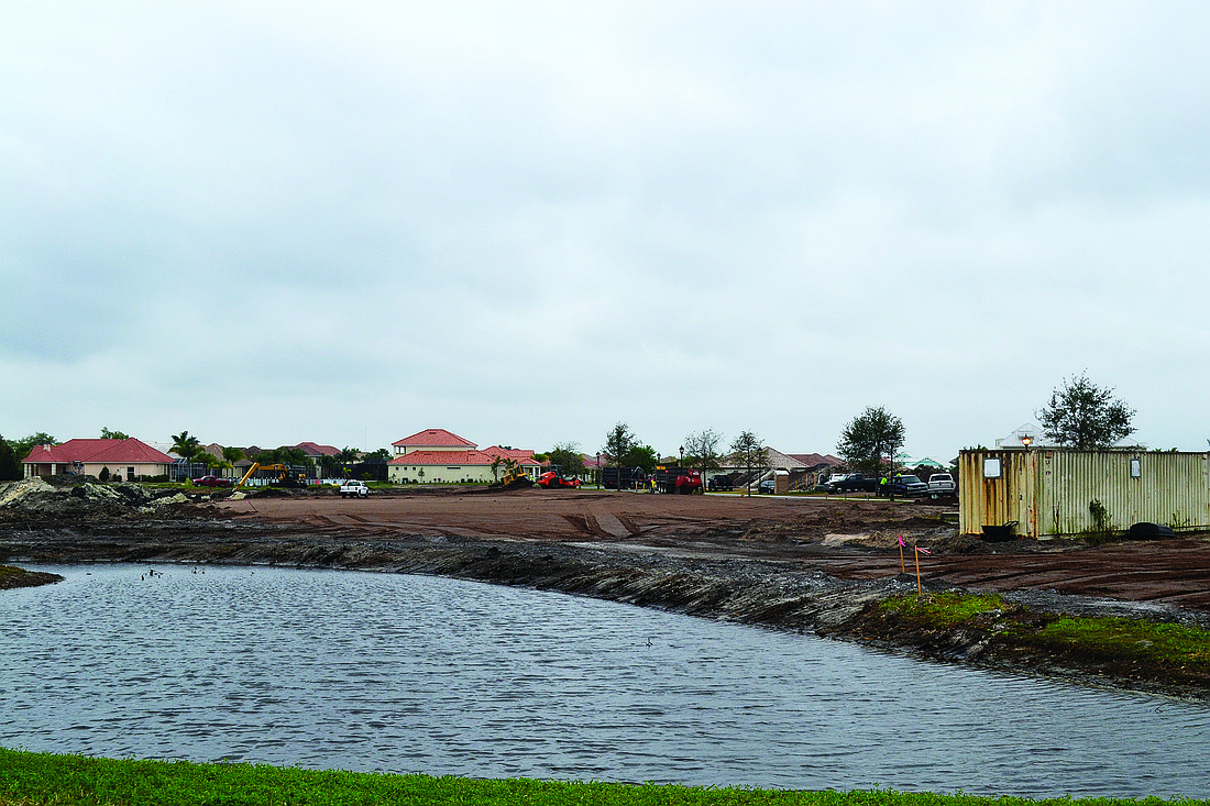 Neal Communities and Medallion Home have begun construction inside The Inlets, along Regatta Way and on Fore and Mast drives. Photo by Hannah Fong
