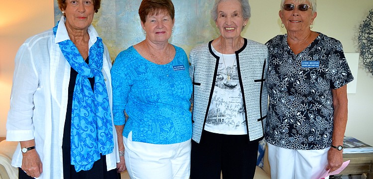 Connie Hillig, Pat Knudson, Doris Koczko and Lynne Heuston