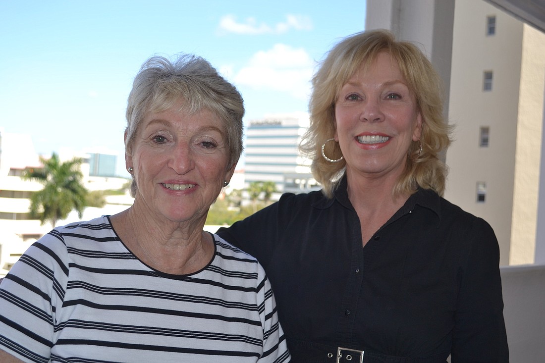 Roslyn Lurie and Gail Cardi (Photo by Molly Schechter)