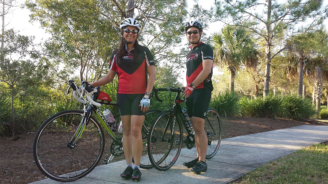 Amanda Sebastiano Drs. Maribel Santos-Cordero and Francisco Marcano have participated in more than 10 events, including Tour de Cure, for causes.