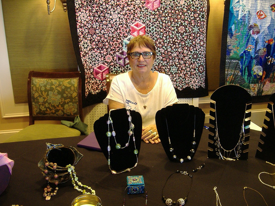 Dian Fitzpatrick has completed jewelry and paintings, along with other works of art.