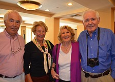 Rowland Cole, Helen Frost, Valerie Appleton and Cyril Smith