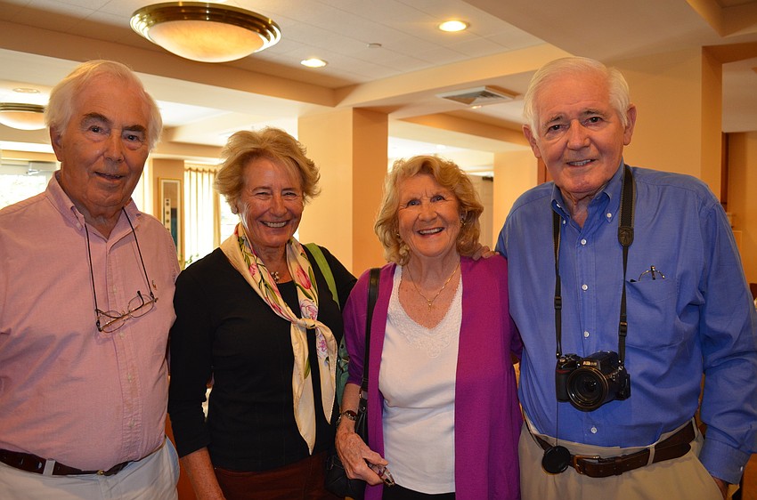 Rowland Cole, Helen Frost, Valerie Appleton and Cyril Smith