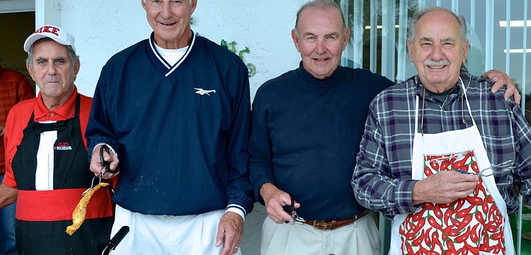 Max Kummer, Bernie Clifford, Jim Entwistle and Ron Cole