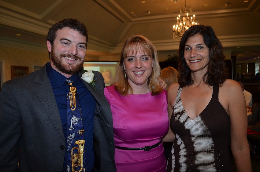 Finalists Ian Ackroyd, Lisa Figueroa and Gina Barresi.