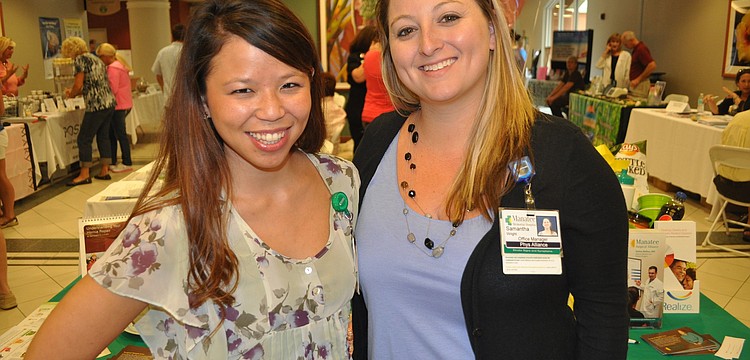 Valerie Franks and Sam Wright of the Manatee Surgical Alliance