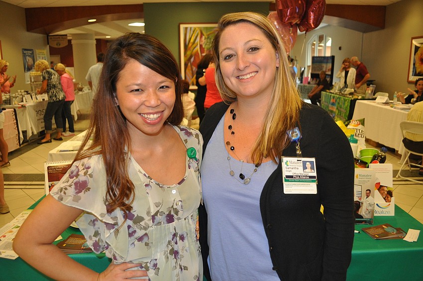 Valerie Franks and Sam Wright of the Manatee Surgical Alliance