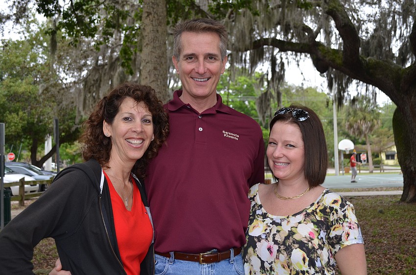 Marcy and Pete Abbott with Marie Bowman