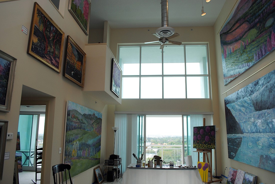 Take a look inside the studios where two of Sarasota's most artistic residents find peace to do they what they do best: create.