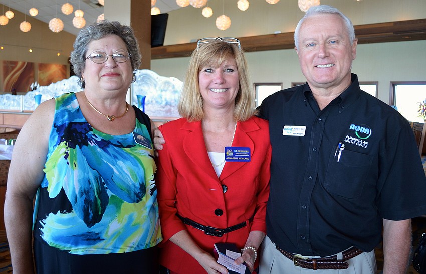 Judy Smith, Waterfront 7 Realty, Annabelle Newland, Yorkshire International Property Management, and John Wojtyna, Aqua Plumbing & Air