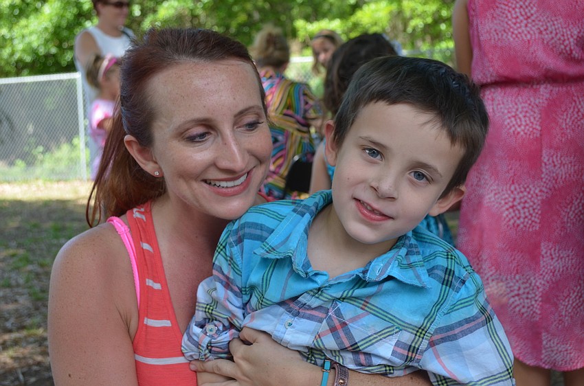 Arielle and Lincoln Monaghan