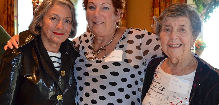 Mary Lou Winnick, Arlene Skversky and Irma Skversky