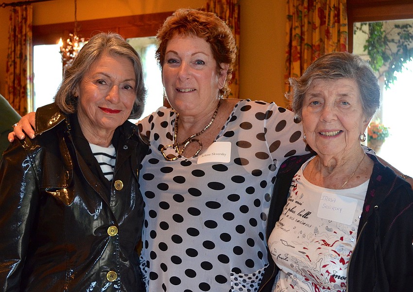 Mary Lou Winnick, Arlene Skversky and Irma Skversky