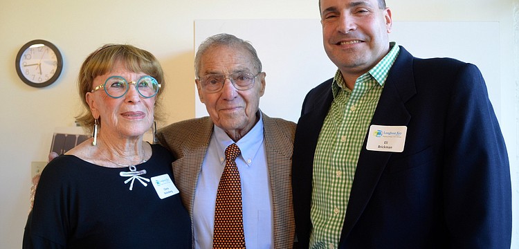 Gloria Weissberg, Ed Brickman and Eli Brickman
