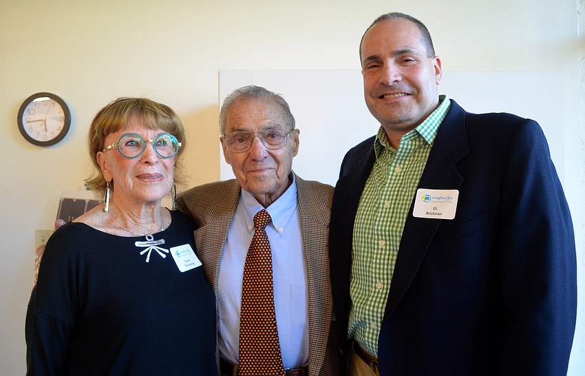 Gloria Weissberg, Ed Brickman and Eli Brickman