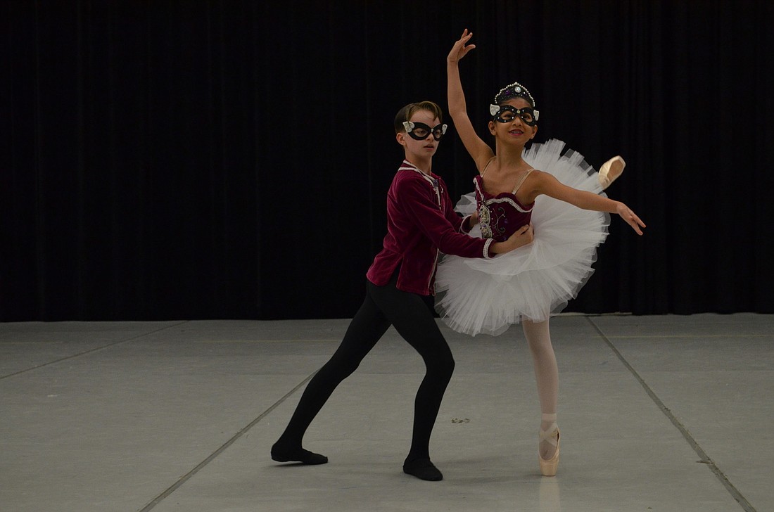 Eddie Duffy and Olivia Ratner of Sarasota Ballet School
