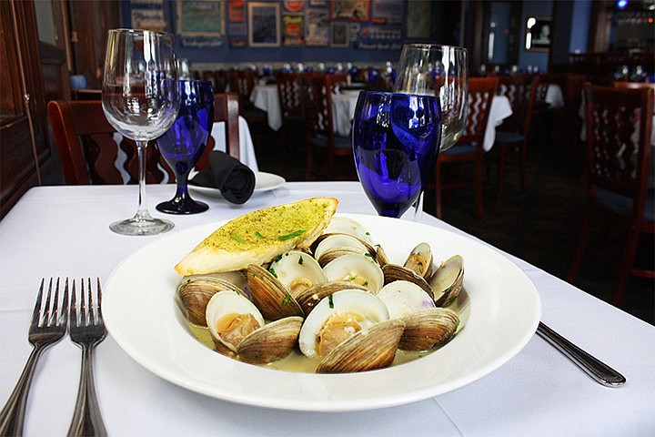 Blu Mangrove Grill is located just off the Manatee River in Palmetto at the Riviera Dunes Marina.
