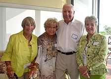 Rae Lichtenstein, Elaine and Don Turek, and Roz Lurie
