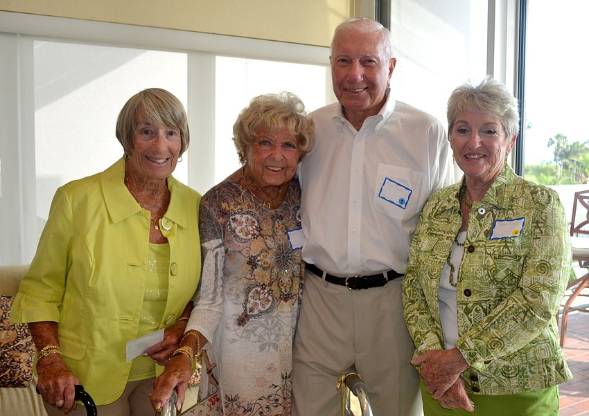 Rae Lichtenstein, Elaine and Don Turek, and Roz Lurie