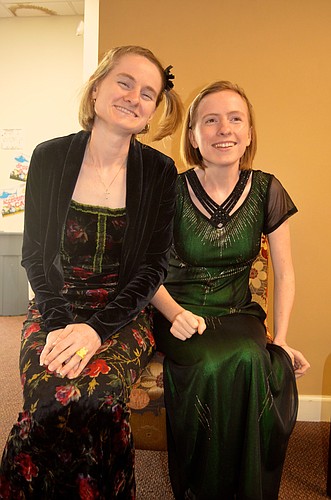 Laurel and Jenny Audet learned about the special-needs prom six years ago, when it was held at a different venue. (Photo by Amanda Sebastiano)