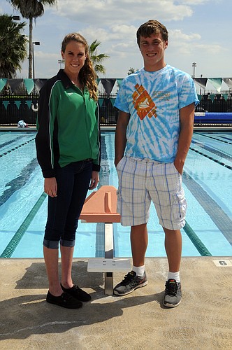 Lakewood Ranch freshman Courtney Chapin and Braden River High sophomore Ryan Walker competed in the 2014 National YMCA Short Course Swimming Championships April 1 through April 4.