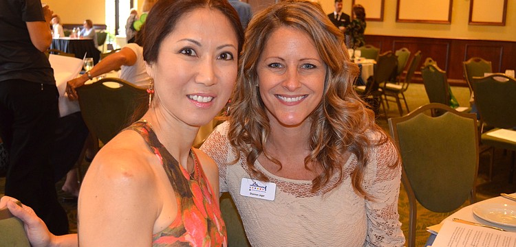 Hyejung Clendenon and Shannon Jager show their support for All Childrenâ€™s Hospital.