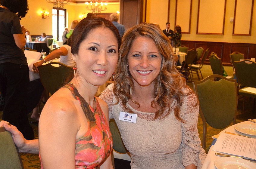 Hyejung Clendenon and Shannon Jager show their support for All Childrenâ€™s Hospital.