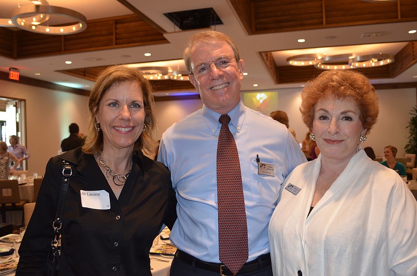 Jill Levine, Southeastern Guide Dog Co-Founder Harris Silverman and Marjorie Singer